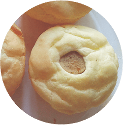 Loprofin grillkolbászos muffin